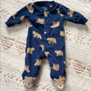 Carter's Navy Bear Print Kids One Piece